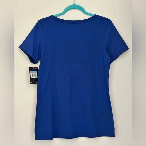 NWT Nike Women's Royal Blue Just Do It Graphic Athletic Workout Tee Size Medium - Picture 2 of 5